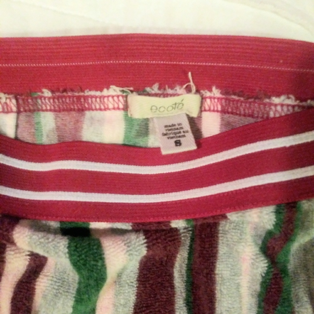 [ECOTE small striped skirt with elastic waist ] - Picture 2 of 2